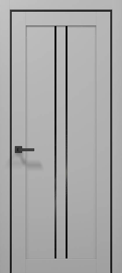 Міжкімнатні двері Папа Карло TETRA Т-02 (BLK)